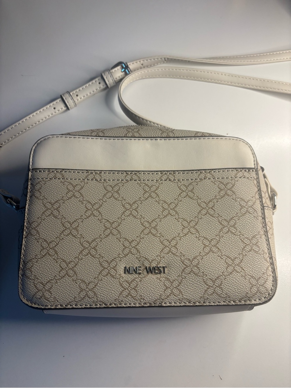 Nine West Cream Crossbody Bag